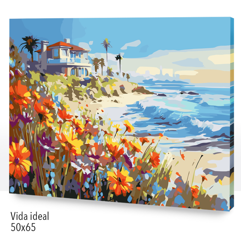 Kit Paint by numbers 50x65 Vida ideal | WG2502