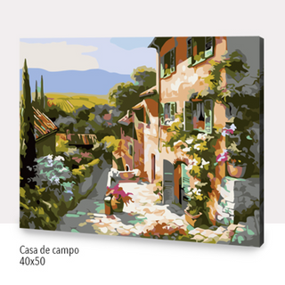 Kit Paint by numbers 40x50 Casa de campo | WC1066