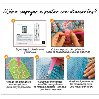 Kit Diamond Painting con bastidor 30x40 Perro |WDF1204