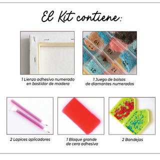 Kit Diamond Painting con bastidor 30x40 Perro |WDF1204