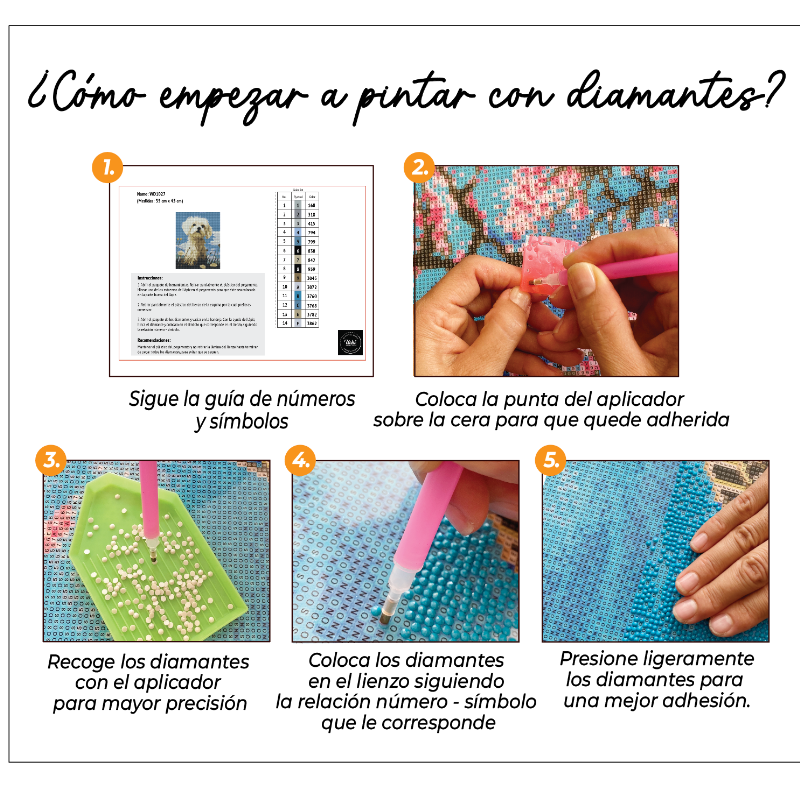 Kit Diamond Painting con bastidor 30x40 Perro |WDF1204