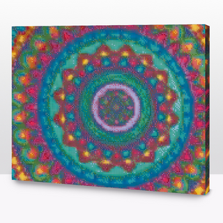 Kit Diamond Painting Mandala de colores | WD1809 Image