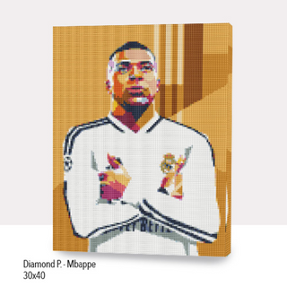 💎Kit Diamond Painting con bastidor 30x40cm: Mbappe  | WDF1426✨NEW✨