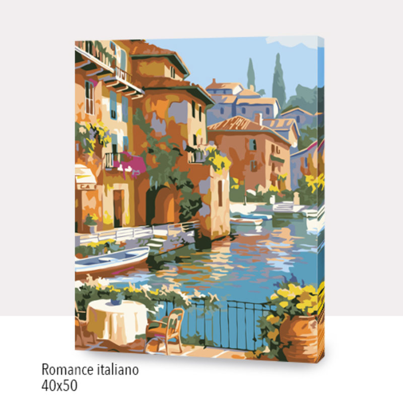 Kit Paint by numbers 40x50 Romance italiano | WC7005