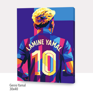 🎨Kit Paint by numbers con bastidor 30x40cm: Genio Yamal | WC4026✨ NEW✨ 