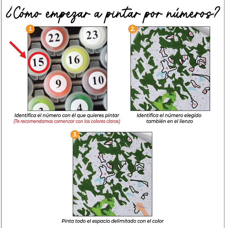 Kit Paint by numbers 30x40 Orgullo Lamine | WC7013