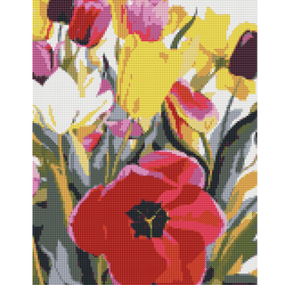 Kit Diamond Painting sin bastidor 35x45: Primavera eterna | WD1021 