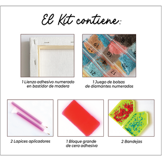 Kit Diamond Painting con bastidor 30x40 Paseo en Otoño | WDF1606