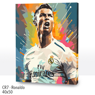 Kit Paint by numbers 40x50 CR7-Ronaldo | WC2574