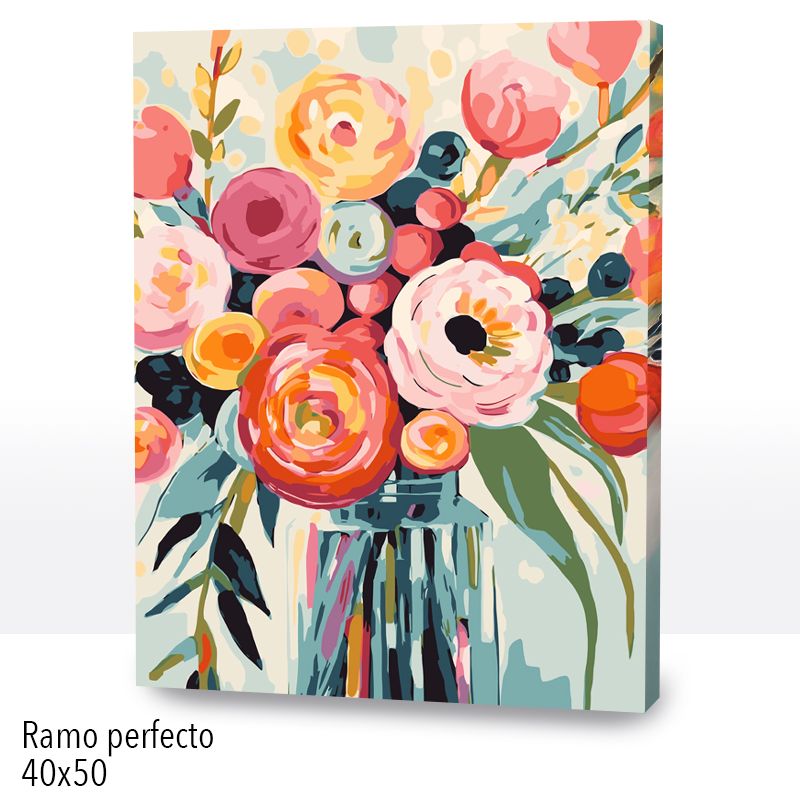 Kit Paint by numbers 40x50 Ramo perfecto| WC2567