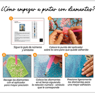 Kit Diamond Painting sin bastidor 35x45 Navegando sueños | WD1018 