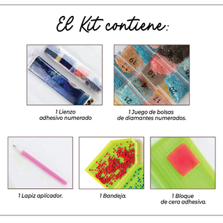 Kit Diamond Painting sin bastidor 35x45 Navegando sueños | WD1018 