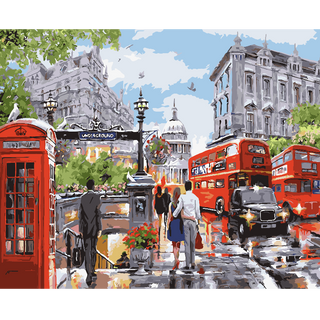 Kit Paint by numbers 40x50 Londres | WC1216