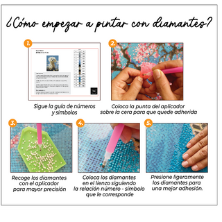 Kit Diamond Painting sin bastidor 35x45 Flow gatuno| WD1023 