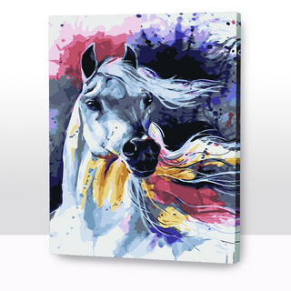 Kit Paint by number Caballo al viento | WC1189 Image