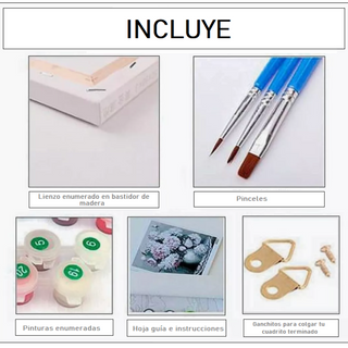 Kit Paint by numbers 40x50  El jardín - Miró | WC1144