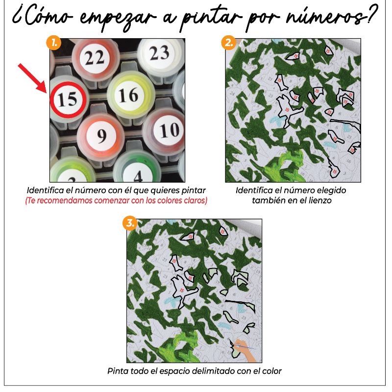 Kit Paint by numbers 40x50 Retiro en el Mediterráneo | WC1214