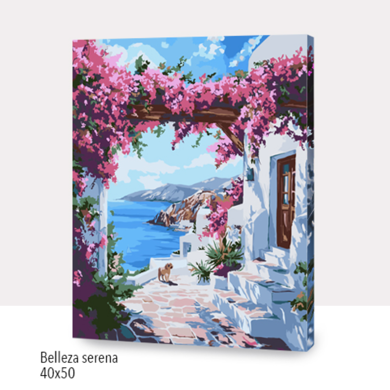 Kit Paint by numbers 40x50 Belleza serena | WC7003