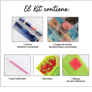 Kit Diamond Painting sin bastidor 35x45 Puerta al tiempo | WD1022