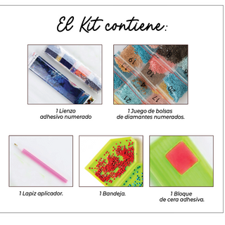 Kit Diamond Painting sin bastidor 35x45 Mariposa viva | WD1025