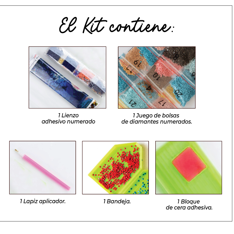 Kit Diamond Painting sin bastidor 35x45 Mariposa viva | WD1025