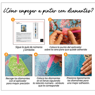 Kit Diamond Painting con bastidor 30x40 Arrecife radiante | WDF1604