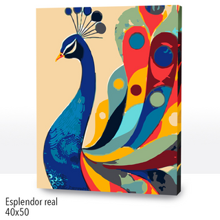 Kit Paint by numbers 40x50 Esplendor real | WC2577