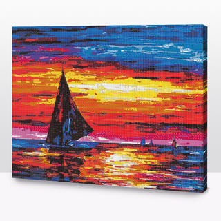 Kit Diamond Painting Sunset | WD1607