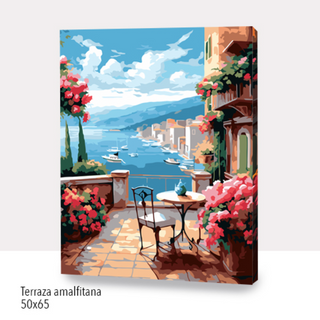 Kit Paint by numbers 50x65 Terraza amalfitana | WG5002