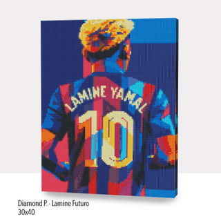 Kit Diamond Painting con bastidor 30x40 Lamine futuro | WDF1210