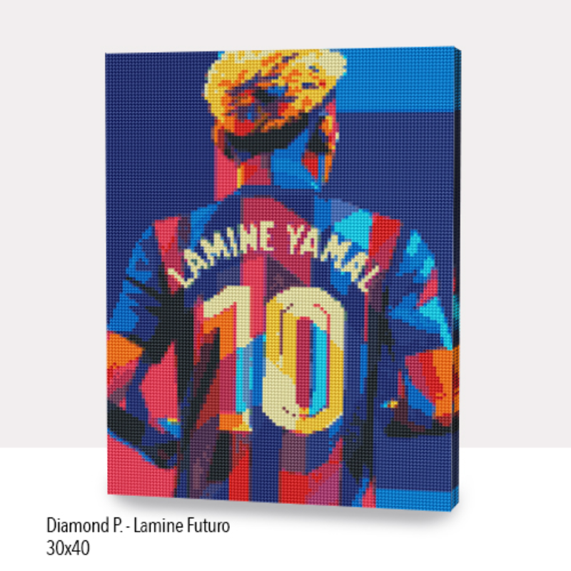 Kit Diamond Painting con bastidor 30x40 Lamine futuro | WDF1210