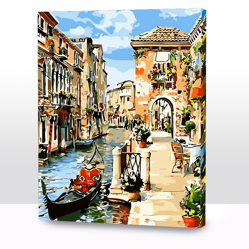 Kit Paint by number Canal de Venecia | WG1505  Large Image