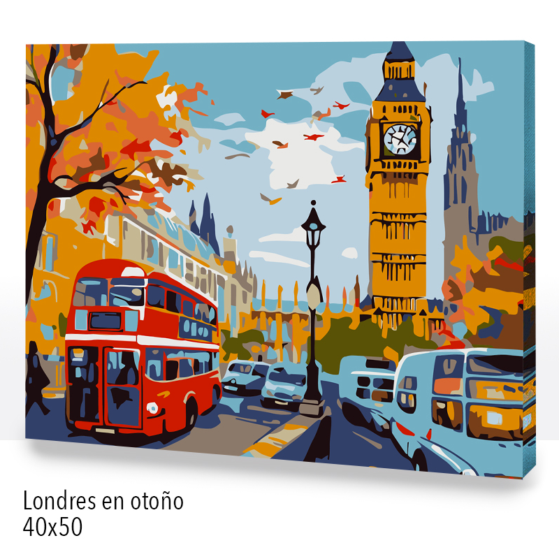 Kit Paint by numbers 40x50 Londres en otoño | WC2564