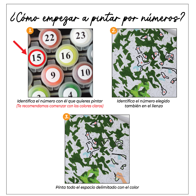 Kit Paint by numbers 50x65 Villa al lado del mar-Italia | WG4589