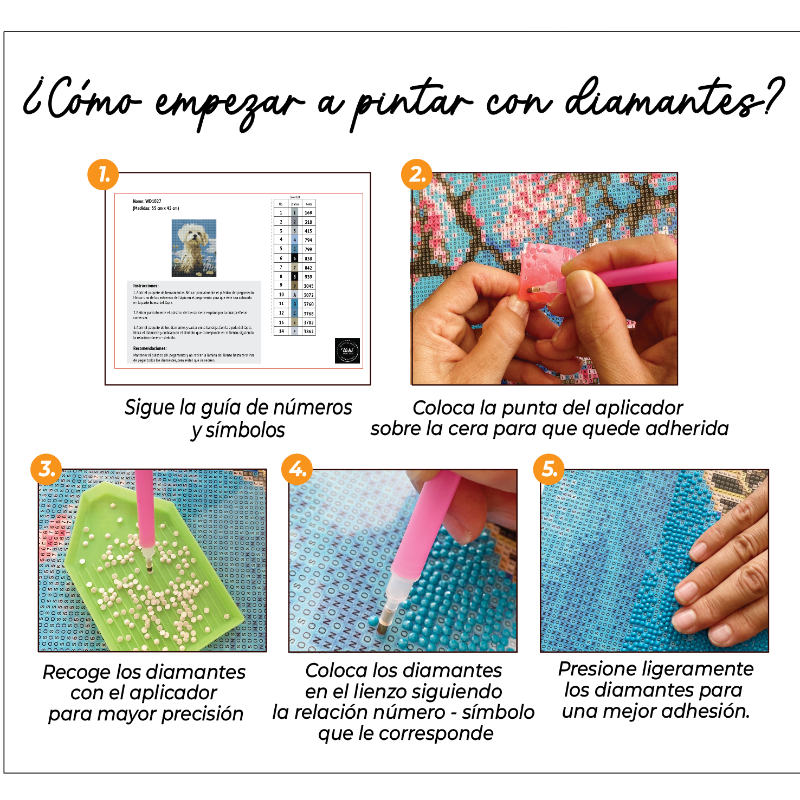 Kit Diamond Painting con bastidor 30x40 Gato dulce | WDF1208