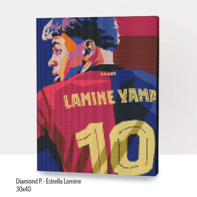 💎Kit Diamond Painting con bastidor 30x40cm: Estrella Lamine  | WDF1526 ✨NEW✨