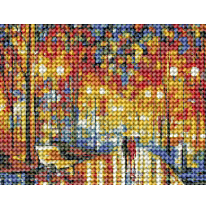Kit Diamond Painting sin bastidor 35x45 Paseo en otoño | WD1606 