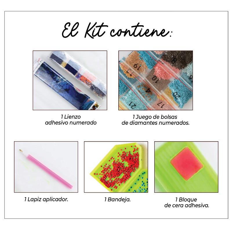 Kit Diamond Painting sin bastidor 35x45 Paseo en otoño | WD1606 