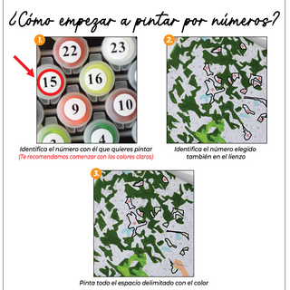 🎨Kit Paint by numbers con bastidor 30x40cm: Puddle Puddle | WC1253✨ NEW✨