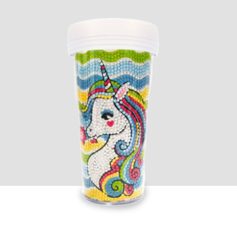 💎Kit Creativo | Diamond Painting: Unicornio colorido | BZS09
