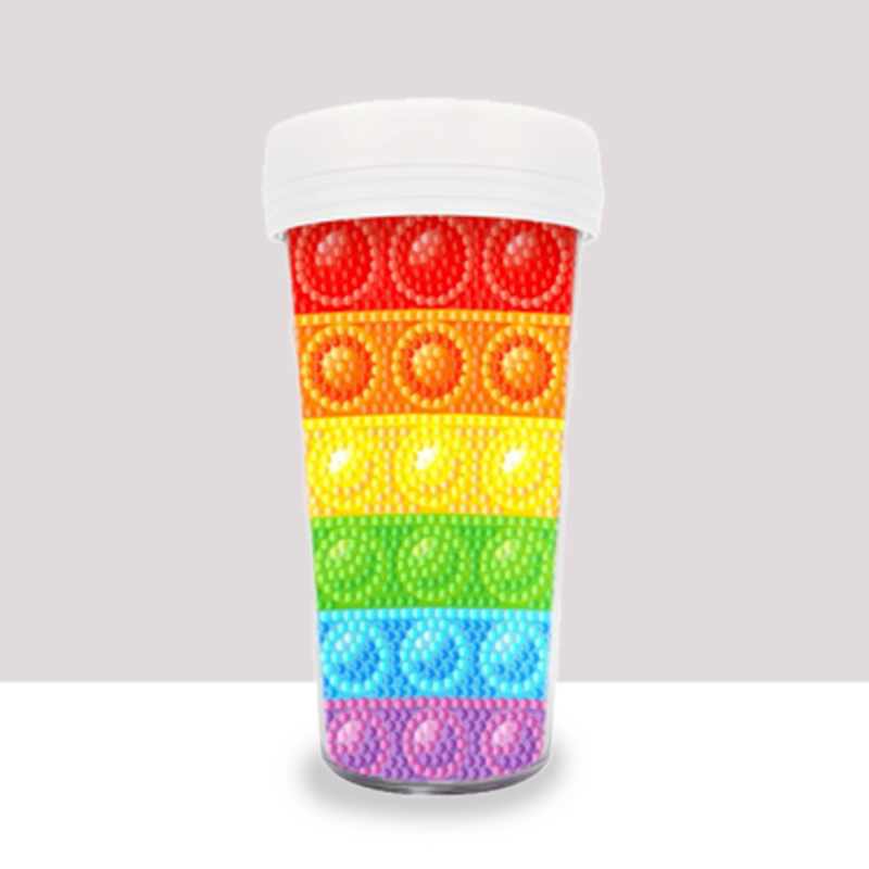 💎Kit Creativo | Diamond Painting: Arcoiris pop | BZS22