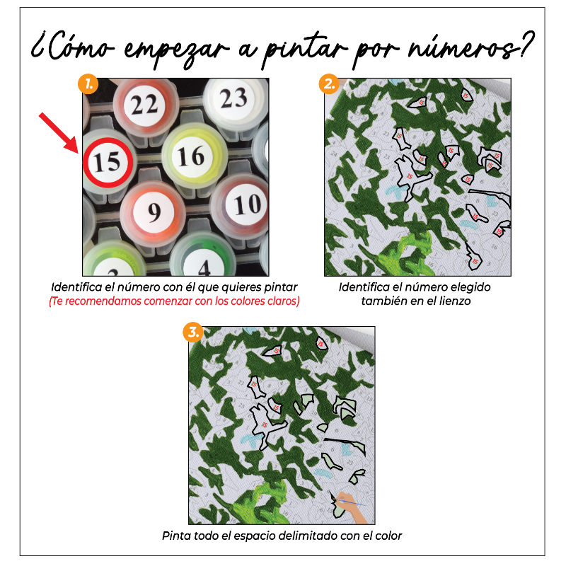 Kit Paint by numbers 50x65 San Marcos| WG1506