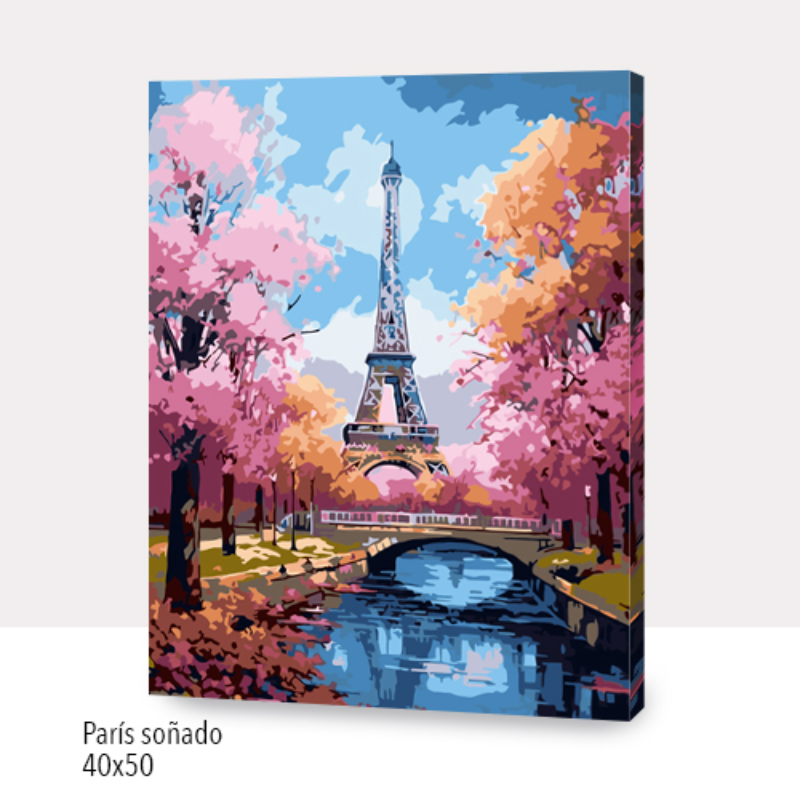 Kit Paint by numbers 40x50 París soñado | WC7007