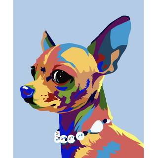 Kit Paint by numbers 40x50 Chihuahua | WC1252