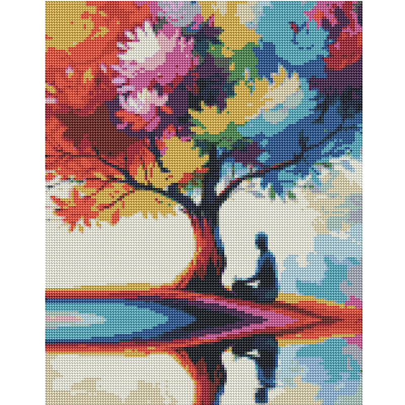 💎Kit Diamond Painting sin bastidor 35x45cm: Raíces del alma | WD1020