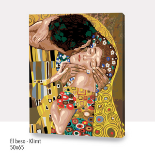Kit Paint by numbers 50x65 El beso - Klimt | WG1514