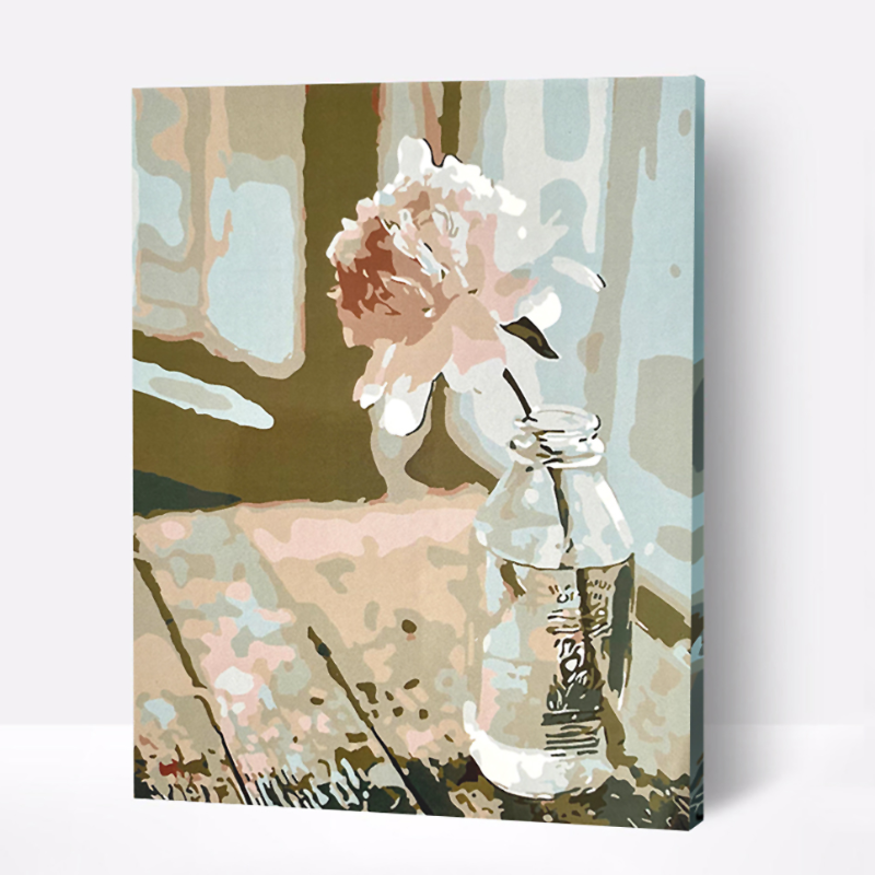 Kit Paint by numbers 40x50 Flor en Botella | WC6714