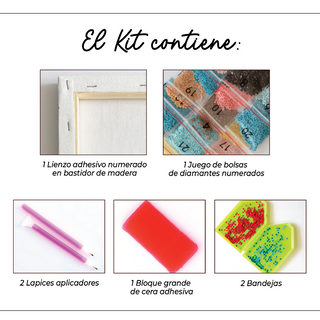 Kit Diamond Painting con bastidor 30x40 Inspirador Messi  | WDF1207