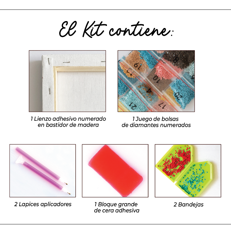 Kit Diamond Painting con bastidor 30x40 Inspirador Messi  | WDF1207