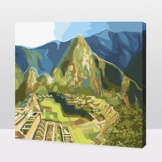 Kit Paint by number Machu Picchu - Cusco | WC1081 